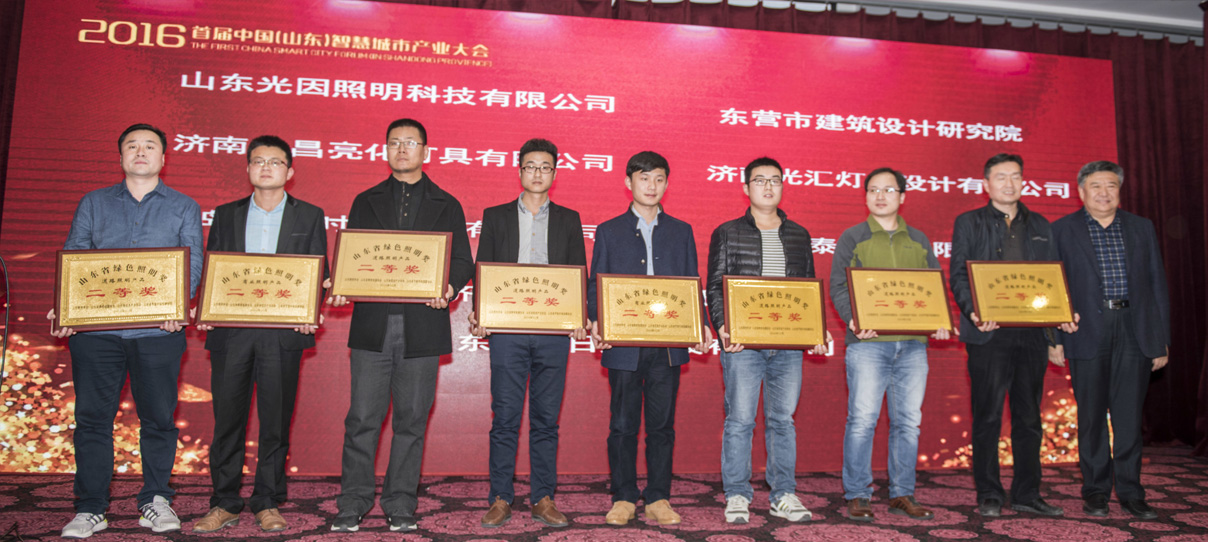 我公司創(chuàng  )意的燈光雕塑作品榮獲首屆山東省綠色照明獎(圖3)