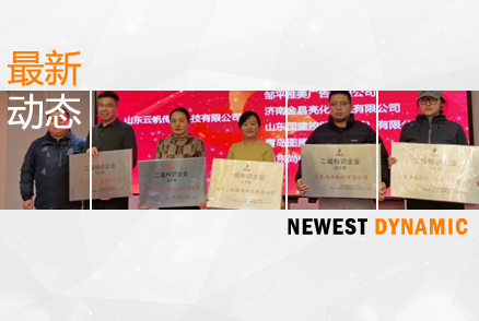 我司榮獲山東標協(xié)“設計類(lèi)二級資質(zhì)企業(yè)”